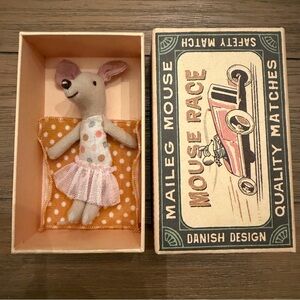 Maileg Little Sister Mouse Box Blanket Tutu 2019